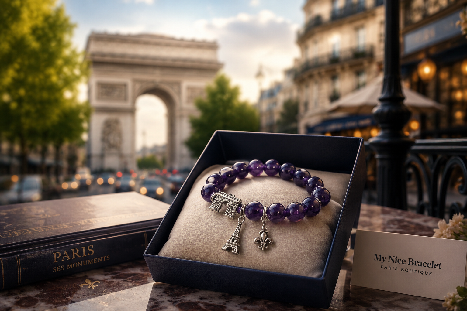 La boutique-atelier My Nice Bracelet à Paris — accès métro, bus et vélo