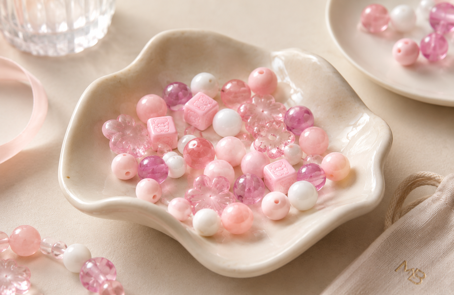 Perles colorées fabriquées en France par My Nice Bracelet
