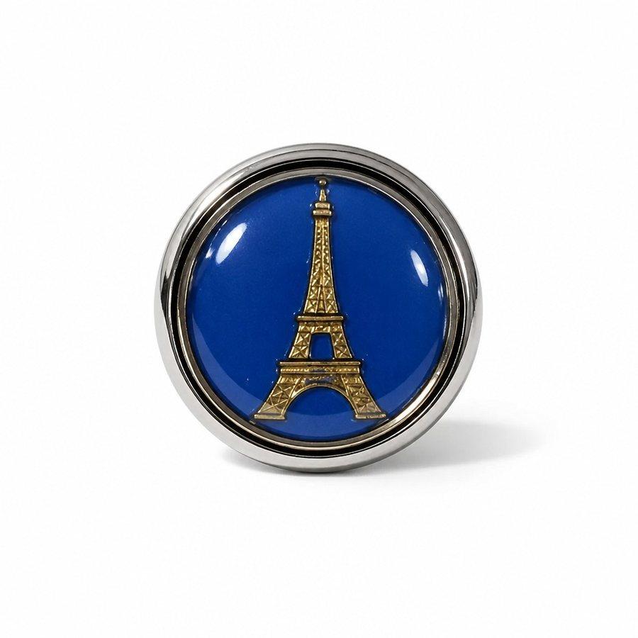 Clip Tour Eiffel — Bleu & doré